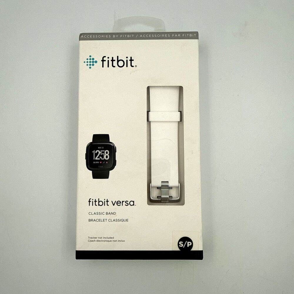 Fitbit Versa Classic Band White Small - Picture 2 of 7